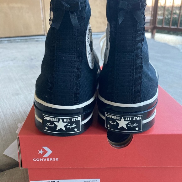 Converse Black Canvas High-Tops - Picture 5 of 7